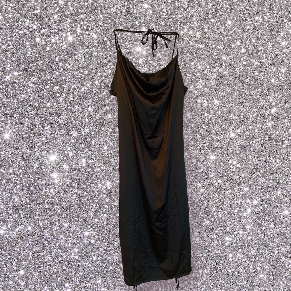 Satin Mini Slip Dress